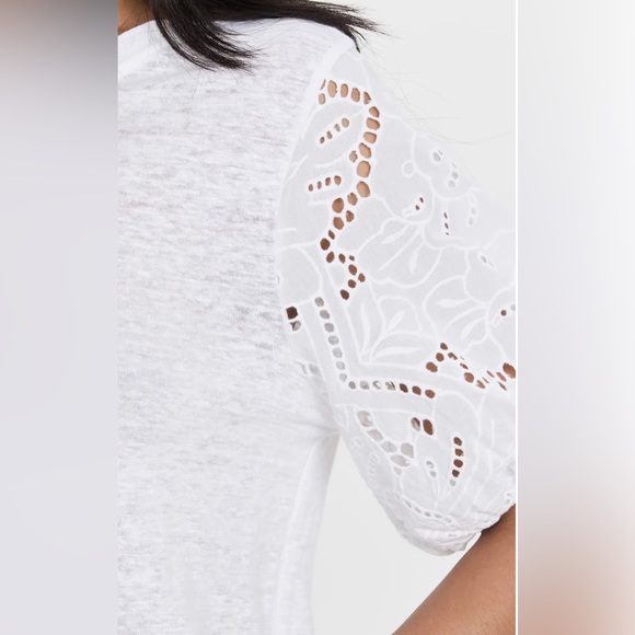 Paige eyelet puff sleeve top - Picture 4 of 6